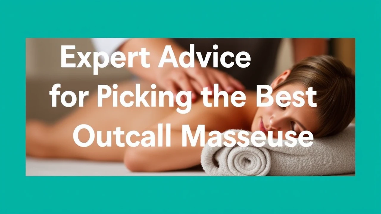 Expert Advice for Picking the Best Outcall Masseuse