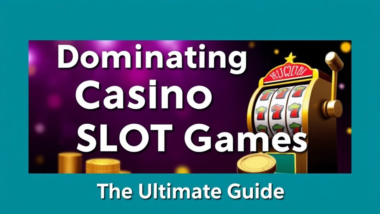 Dominating Casino Slot Games: The Ultimate Guide
