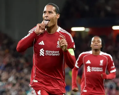 Van Dijk nods late winner versus Spanish giants